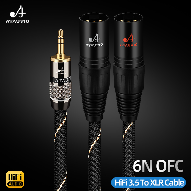 High Quality HiFi 3.5mm to 2XL - Earphone Splitter Jack recension och pris