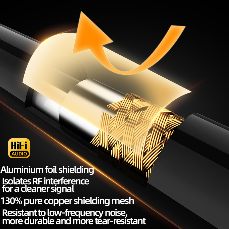 High Quality HiFi 3.5mm to 2XL - Earphone Splitter Jack recension och pris