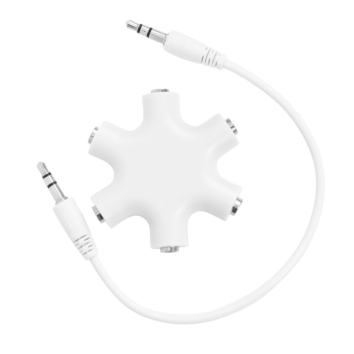5-Way Shape Earphone Music Sha - Earphone Splitter Jack recension och pris
