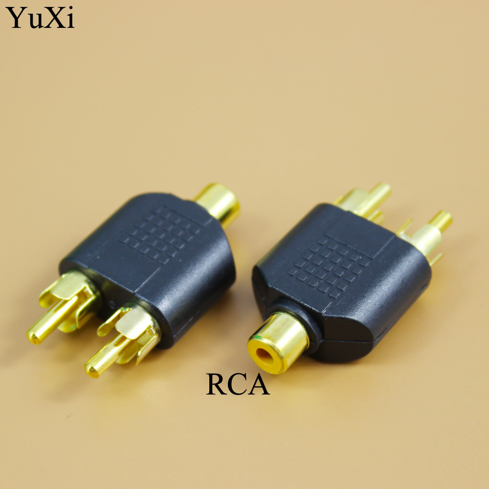 3.5mm/6.35 Female To 2 RCA Mal - Earphone Splitter Jack recension och pris