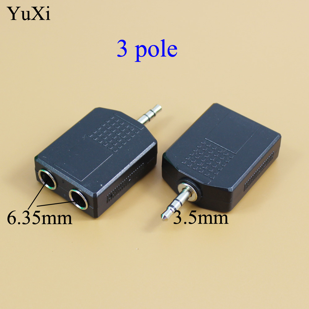 3.5mm/6.35 Female To 2 RCA Mal - Earphone Splitter Jack recension och pris