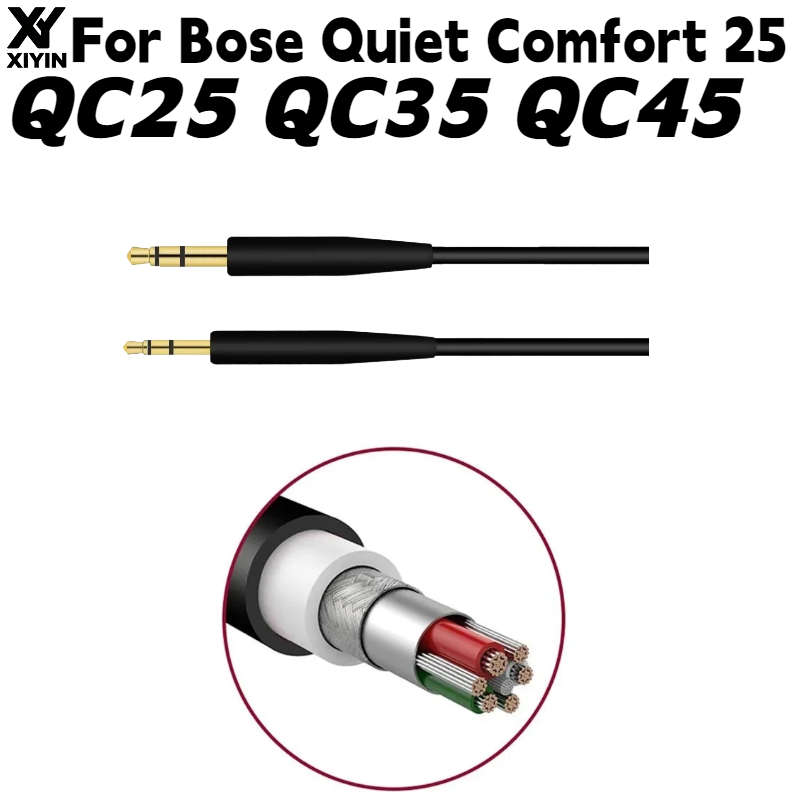 Plug and Play 2.5mm to 3.5mm J - Bose Headphone Qc45 recension och pris